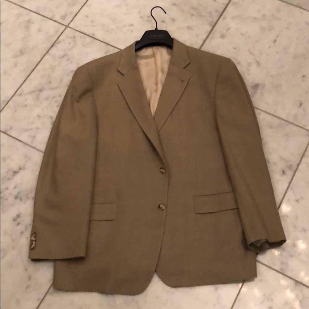 Joseph Abboud Beige Tan Sport Coat/Blazer 44R